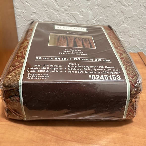 Allen + Roth Pole Top Panel Curtain. - Picture 7 of 7